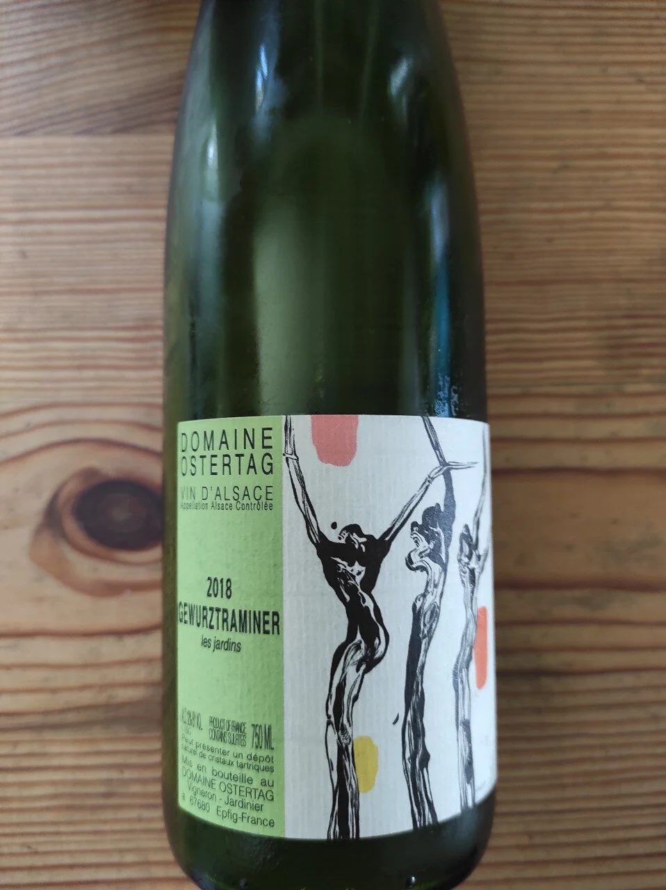 Les Jardins Gewurztraminer 2018, Domaine Ostertag — Wine Vein